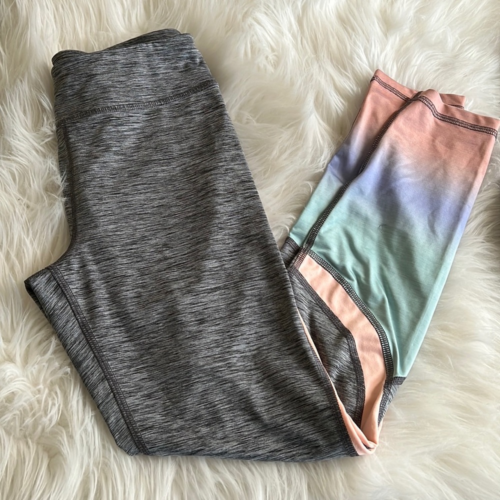 3 pair of athletic pants leggings girls size XL